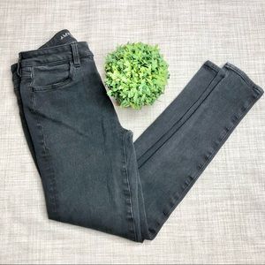 American Eagle 360° stretch black hi-rise jeggings, short length